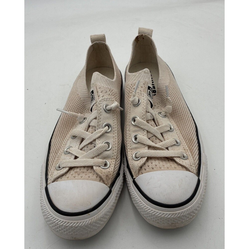 Women’s All  Star  Converse Knit Tan Color Sneakers  Size-8